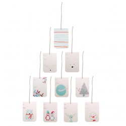 Holiday Gift Tags Mixed Set